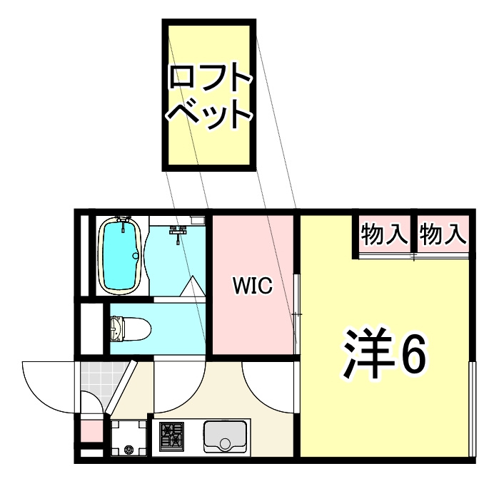 レオパレス佐藤マンションの間取り
