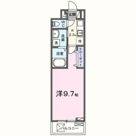キャビン６８の間取り
