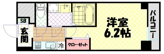 【間取り】 | エスリード難波グレイス