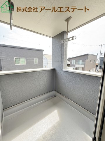 加古川市加古川町中津　　JR加古川線「日岡駅」徒歩13分のバルコニー