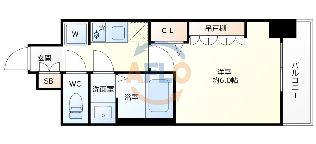 プレリス福島海老江CORE　FRONTの間取り|プレリス福島海老江COREFRONT　間取り