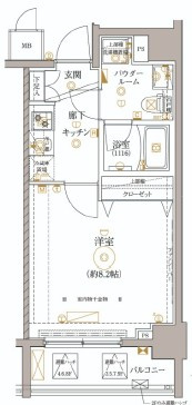 レアライズ高田馬場の間取り|間取りです。