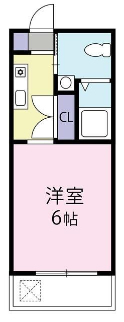スターダスト向ヶ丘Ａ棟の間取り