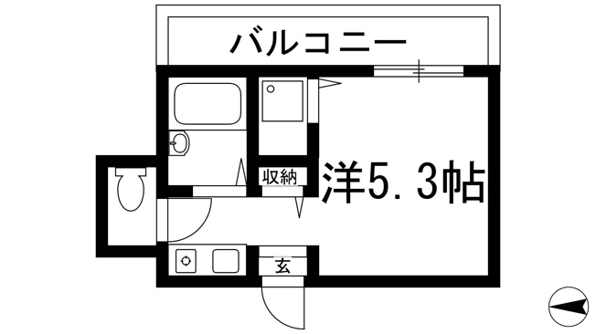 【間取り】 | ブランシュ甲東園