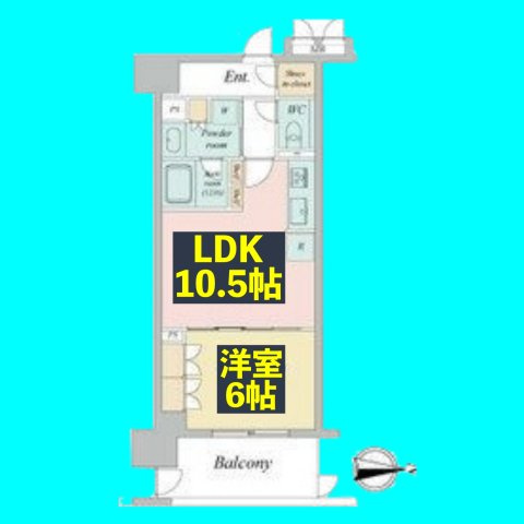 ラフィシア上前津の間取り