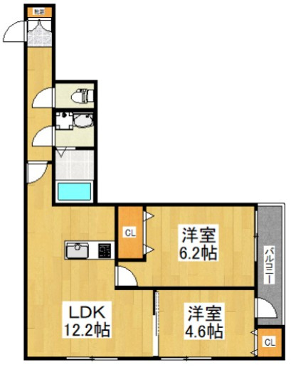 THREE　ISLANDの間取り|間取りです。