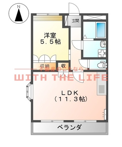 ピュアライズ【キャッシュバック対象物件】の間取り