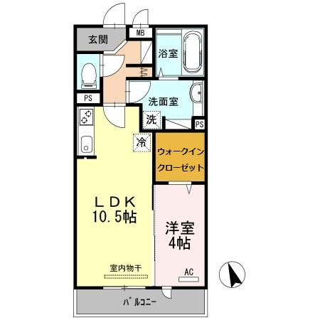 エリタージュの間取り