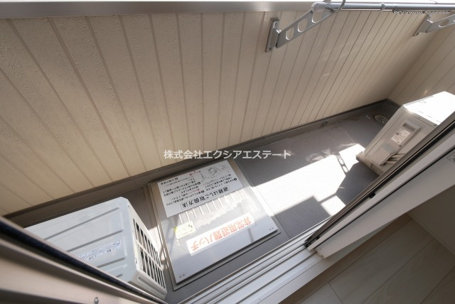 カーサルミノサ王子町のバルコニー