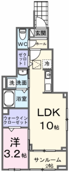 ラオハナ田無の間取り