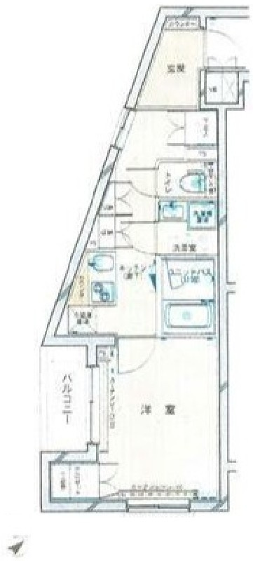 ルーブル中村橋参番館の間取り
