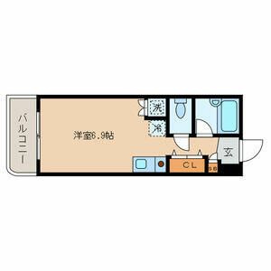 オランジュリーの間取り|間取りです。