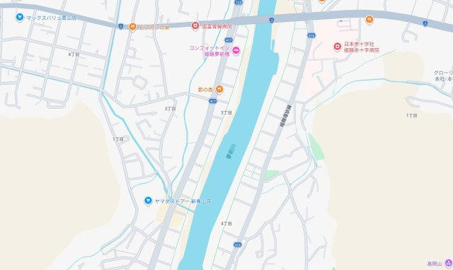 姫路市青山3丁目　　中古戸建の地図