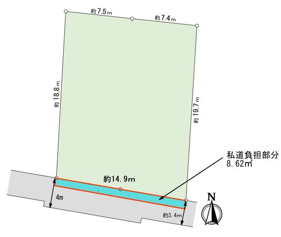 【土地図】 | 垂水区霞ケ丘１丁目土地