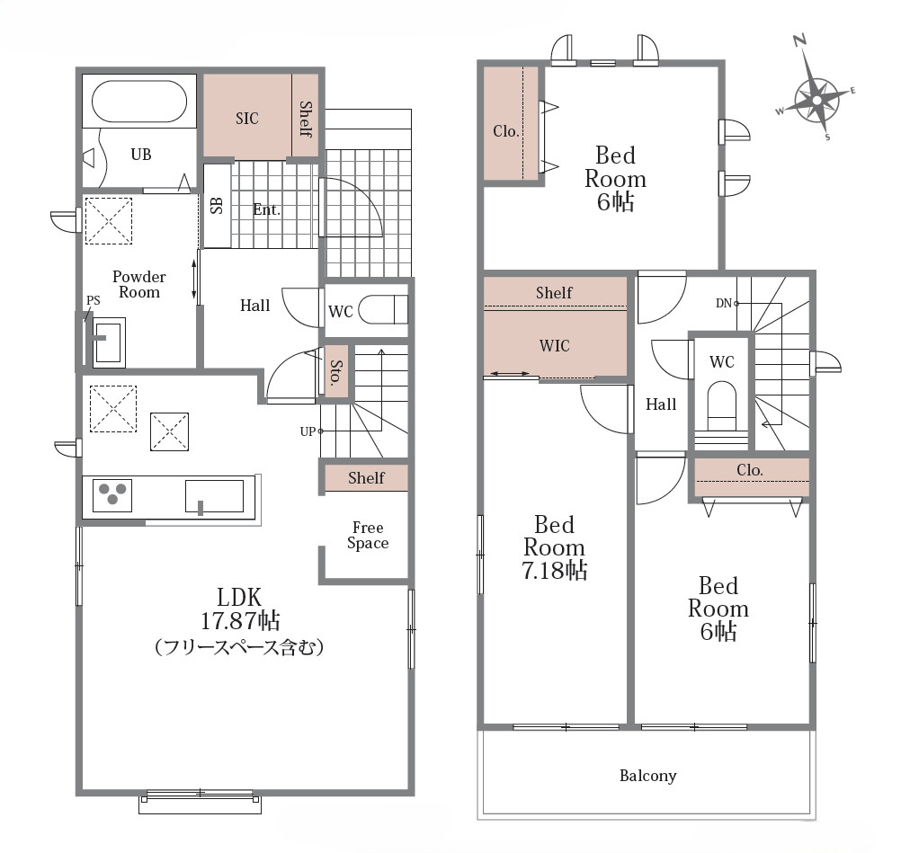 新築戸建　静岡市葵区北2丁目2140番　全1棟　1号棟