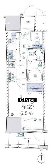 ライジングプレイス亀戸の間取り|間取り