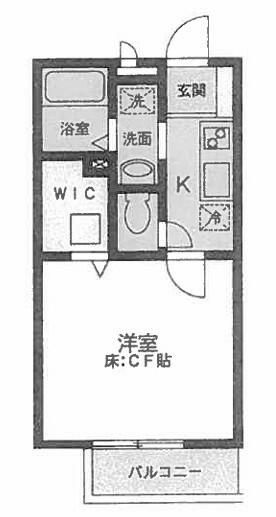 横浜市港北区鳥山町のアパートの間取り