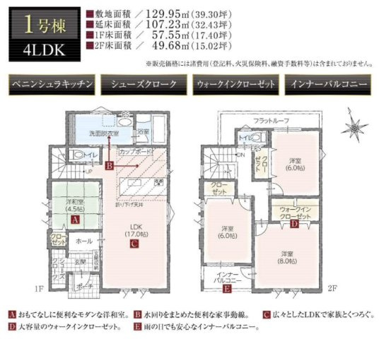 長野市稲里中央の間取り