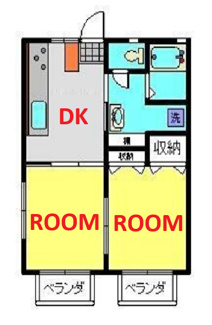 【間取り】 | ハイツアゼリア