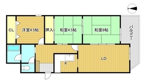 ウエストロー西取石の間取り