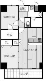 THE SQUARE・Grand　Residenceの間取り