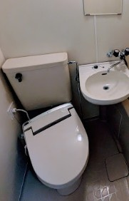 横浜市港北区篠原台町の賃貸マンションのトイレ