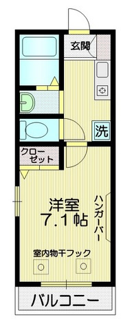 トリビューンの間取り|★洋室広々７．１帖★