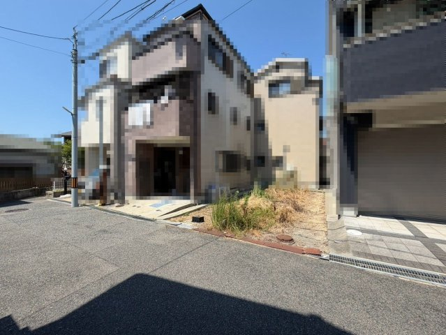 浜寺元町５丁　売土地の前面道路含む現地写真|イエストアの建築施行事例や参考プラン図等ございますのでお気軽にお問合せ下さい♪