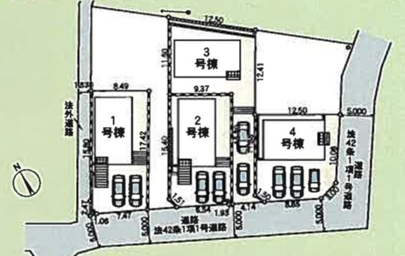 【外観】 | 厚木市中荻野　新築分譲住宅　全4棟