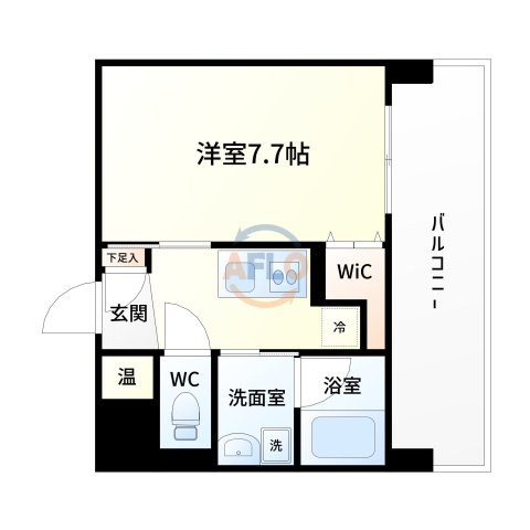エナブル塚本Ⅱの間取り|間取り
