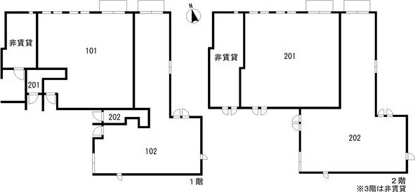 UX courtの区画図