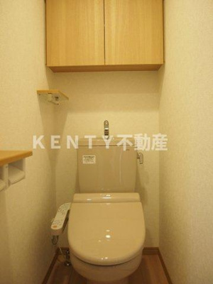 【トイレ】 | ルーブル大鳥居参番館 | 落ち着いた色調のトイレです