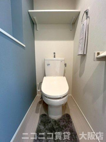 大阪市住吉区上住吉１丁目のアパートのトイレ|CG画像です。家具家電付きではありません