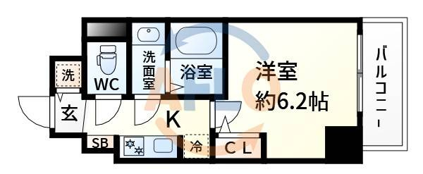 LaDouceur江坂Ⅱの間取り|LaDouceur江坂Ⅱ　間取り