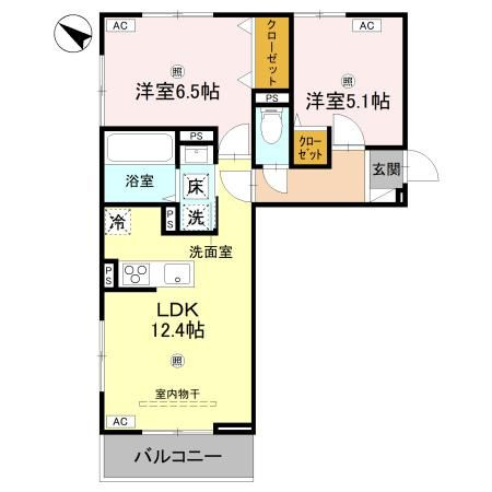 D-Regalo下馬Sの間取り