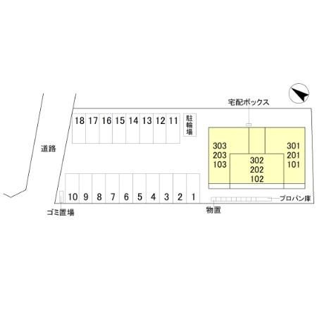 D-Regalo下馬Sの駐車場
