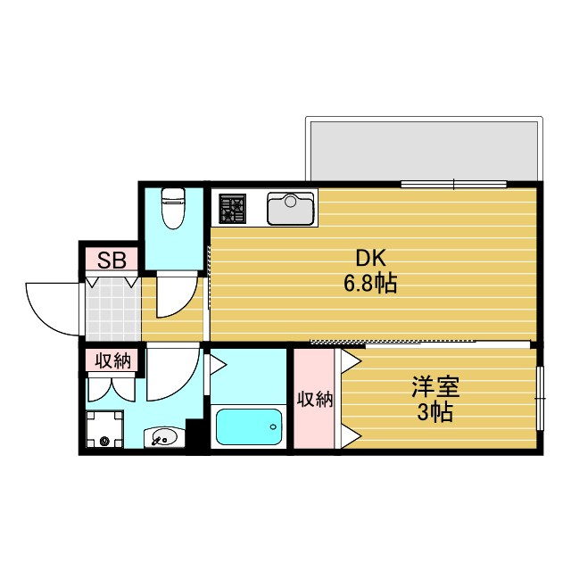 ルビアス柴島の間取り
