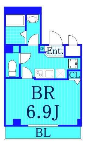 アイエスグランデ小机Ｂの間取り