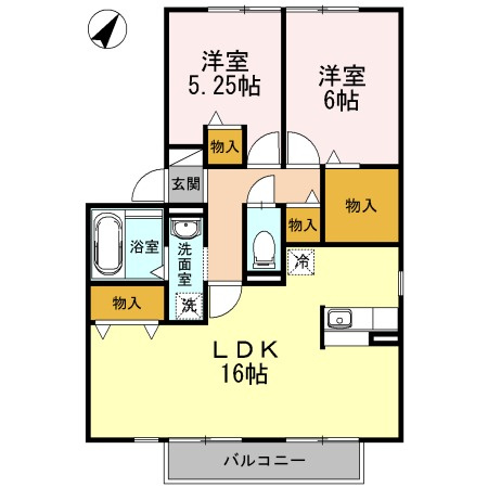 フレマリール森崎の間取り
