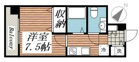 メゾン・ド・ヴィレ渋谷の間取り
