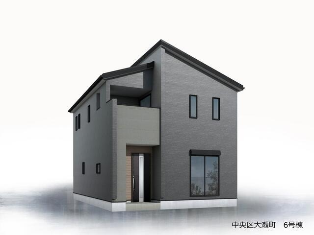 浜松市中央区大瀬町の新築一戸建|完成予想図（外観）