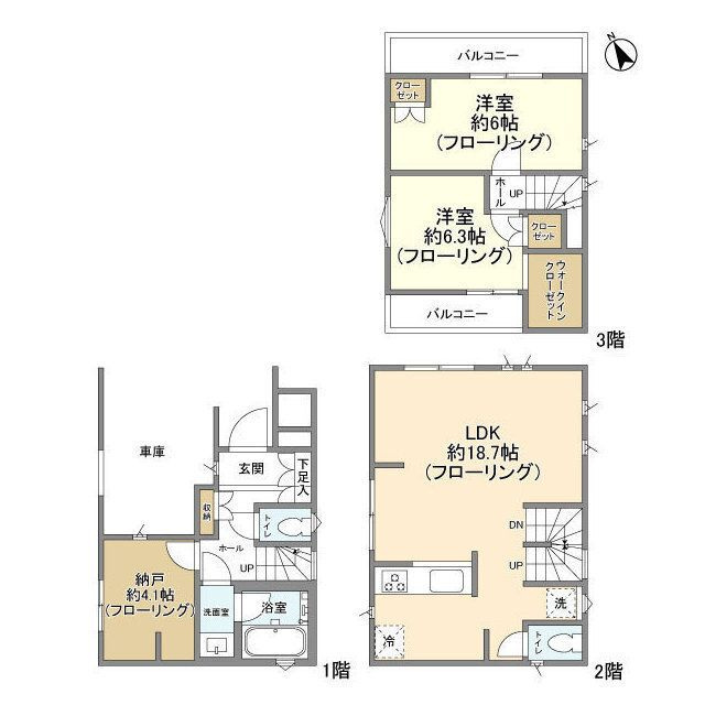 Kolet市川#02の間取り