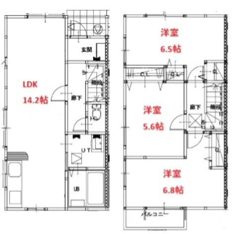 グランソフィア的場児塚Aの間取り