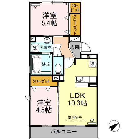 ＫＹＡＭＳの間取り
