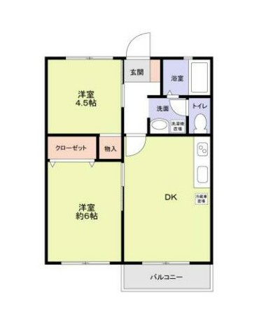 狛江市駒井町２丁目の賃貸マンションの間取り