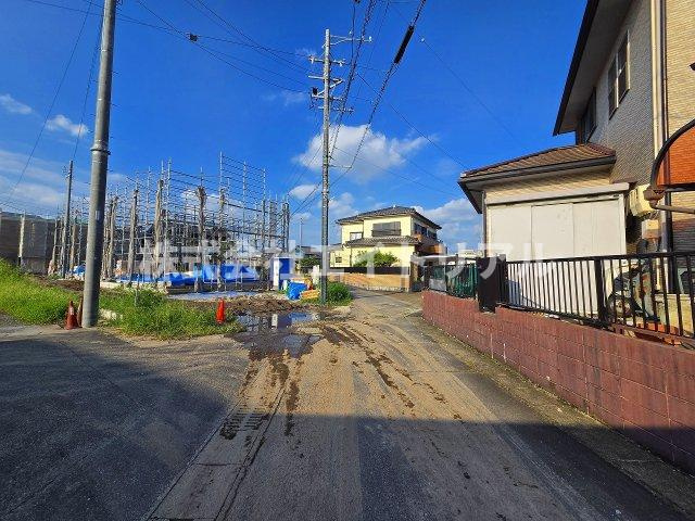 可児市土田往還北　第2　全3棟の前面道路含む現地写真