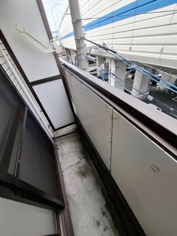 ブルックハイム甲子園のバルコニー