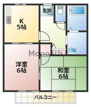 サンハイムの間取り