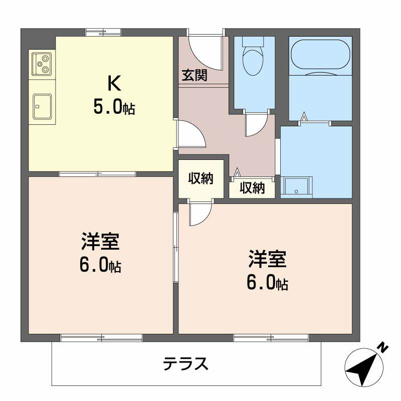 サンハイムの間取り