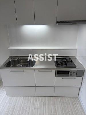 世田谷区三宿１丁目の賃貸マンションのキッチン